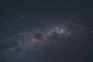 majestic starry sky at dark night